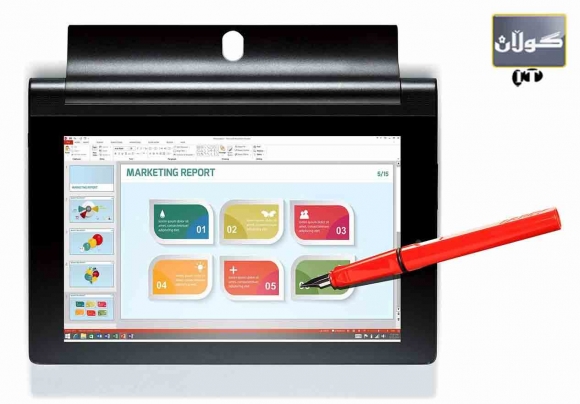 بە پێنووس و چەتاڵ لەسەر ئەم تەبلێتە بنووسە
